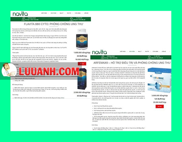 Thực hư thực phẩm chức năng chứa các chất Flavonoid chữa ung thư? 6 flavita