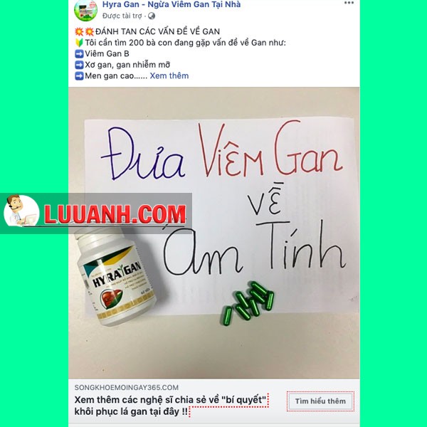 Công dụng của Hyra Gan là lừa đảo