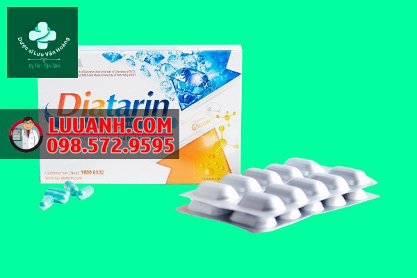Hình ảnh mặt trước viên uống Diatarin