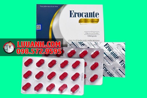 Viên uống Erocante được bán ở nhiều nơi