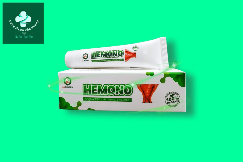 Hình ảnh hộp gel bôi trĩ Hemono
