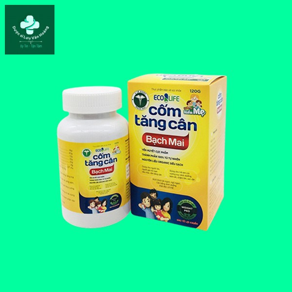 Cốm tăng cân Bạch Mai 15 Dạng đóng gói sản phẩm Cốm tăng cân Bạch Mai