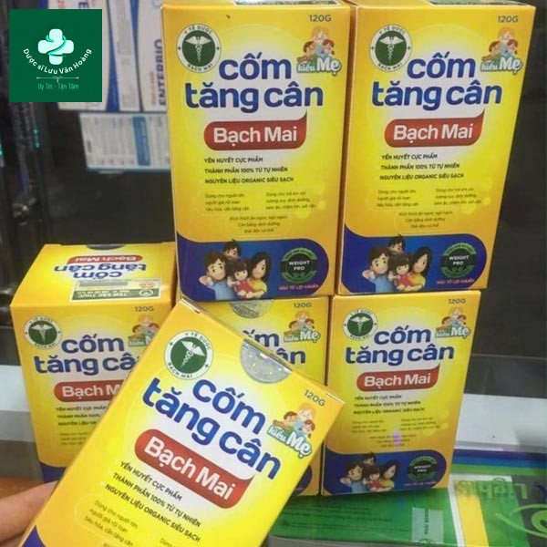Cốm tăng cân Bạch Mai 18 Hình ảnh hộp sản phẩm Cốm tăng cân Bạch Mai