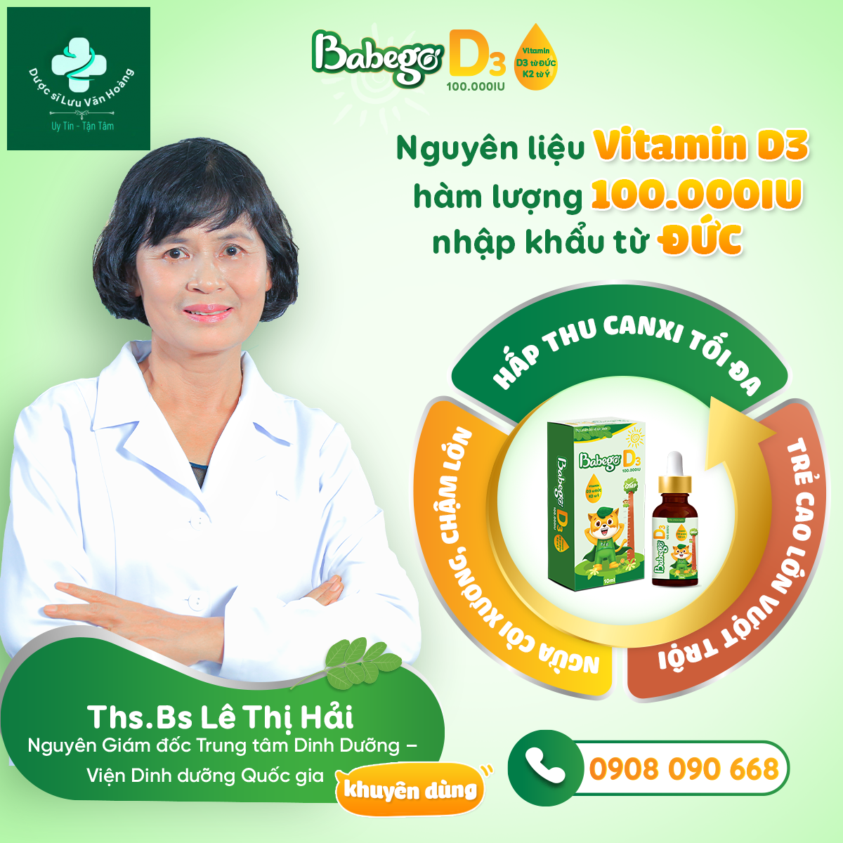Dầu chùm ngây D3K2 Babego 20 dầu chùm ngây D3K2 Babego