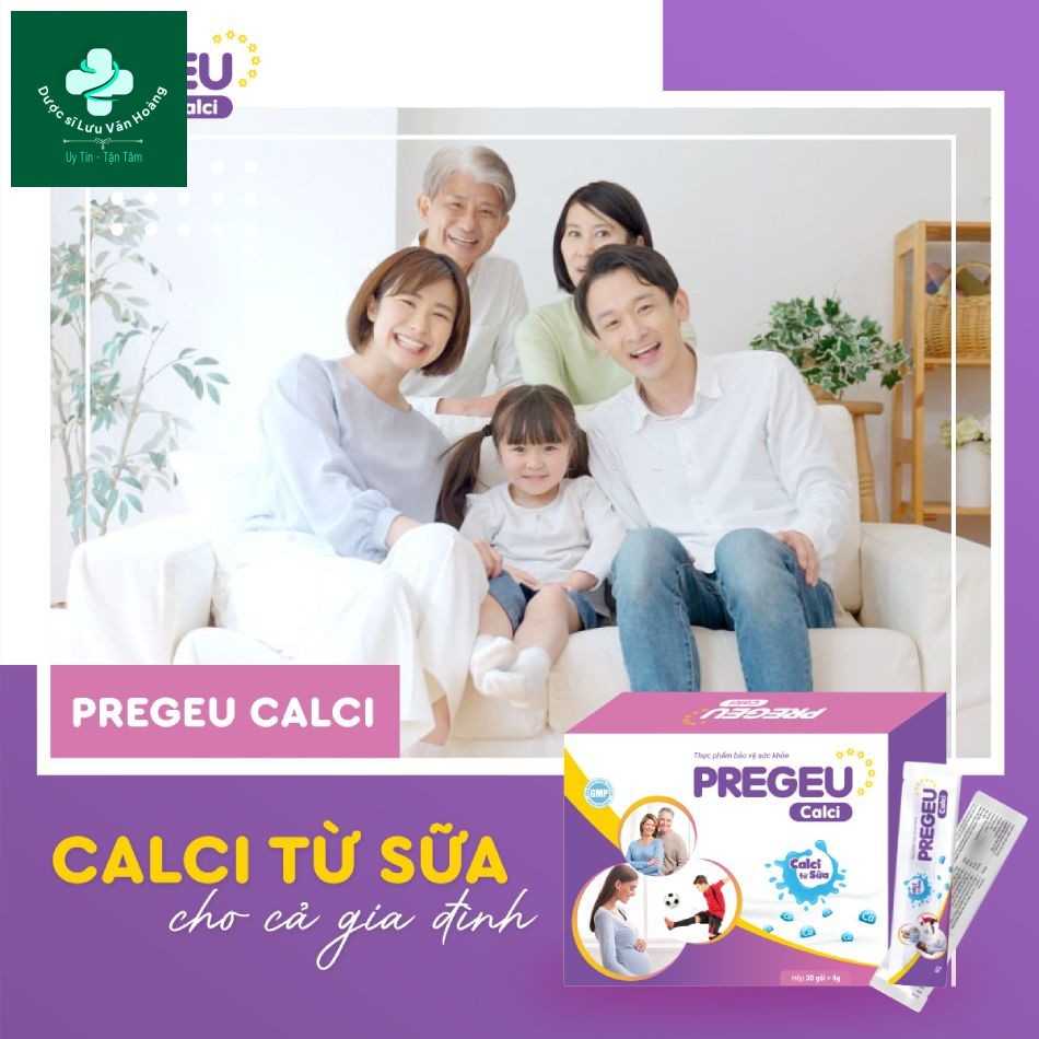 Tiêu chí vàng khi lựa chọn sản phẩm bổ sung canxi cho mọi đối tượng 9 PregEU Calci phù hợp cho cả gia đình